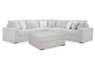 Stupendous 3-Piece Sectional and Ottoman