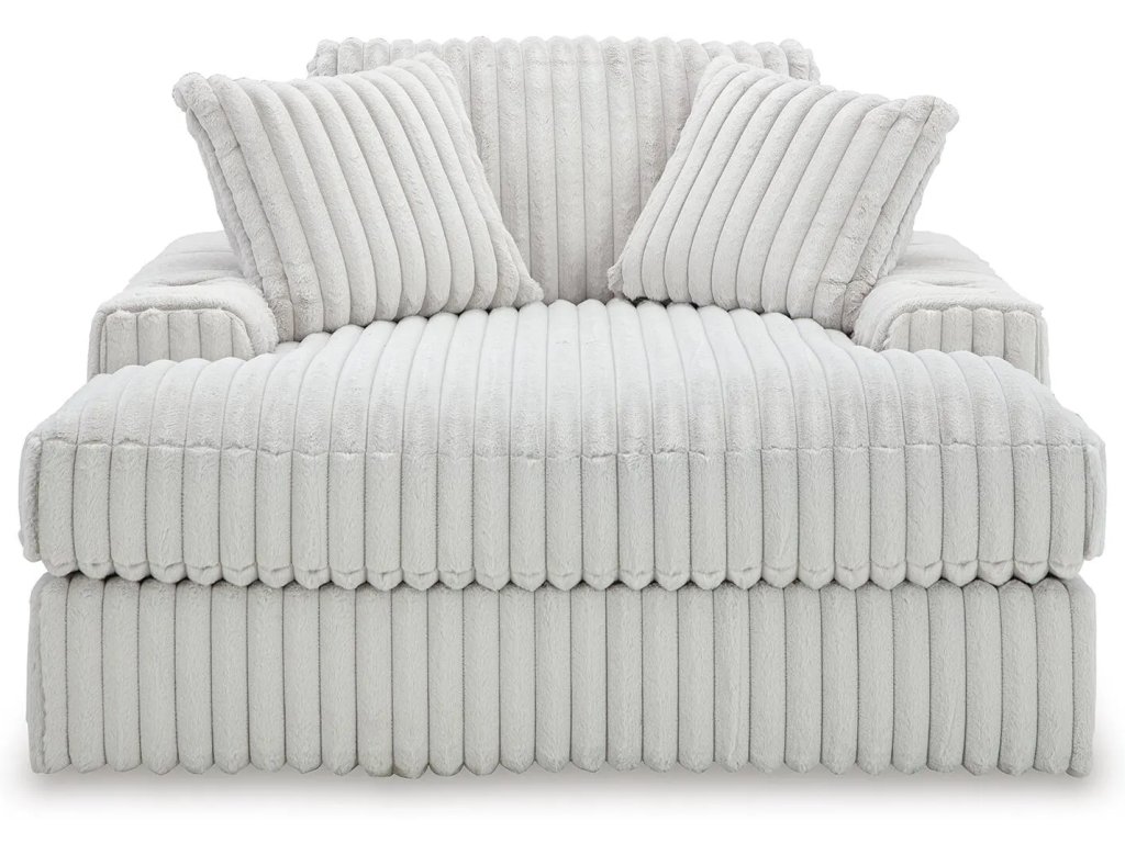 Stupendous 4-Piece Sectional, Oversized Chaise and Ottoman - image 4