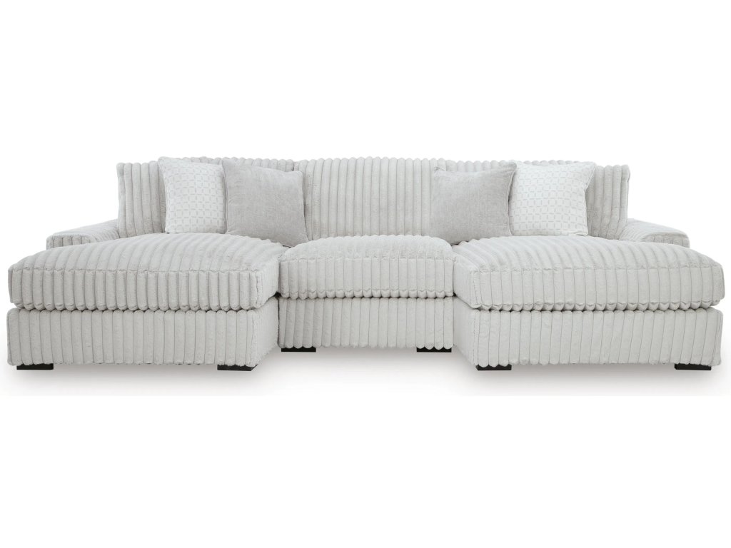 Stupendous 3-Piece Sectional with Double Chaise - main image