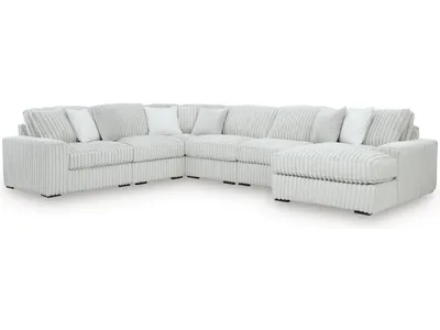 Stupendous 6-Piece Sectional with Chaise