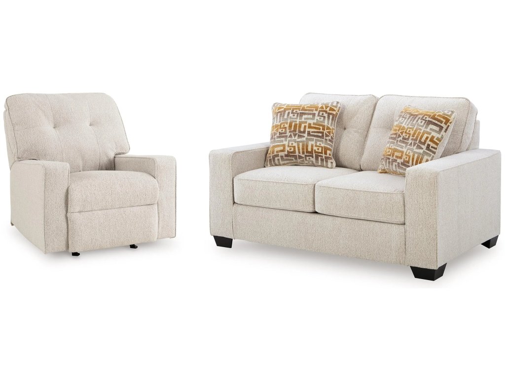 Larimer Loveseat and Recliner - main image