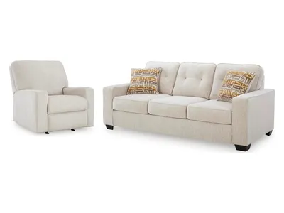 Larimer Sofa and Recliner