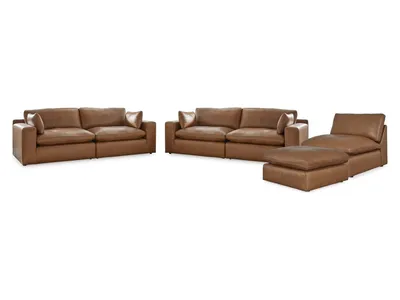 Emilia 3-Piece Sectional Sofa, 2-Piece Sectional Loveseat and Ottoman