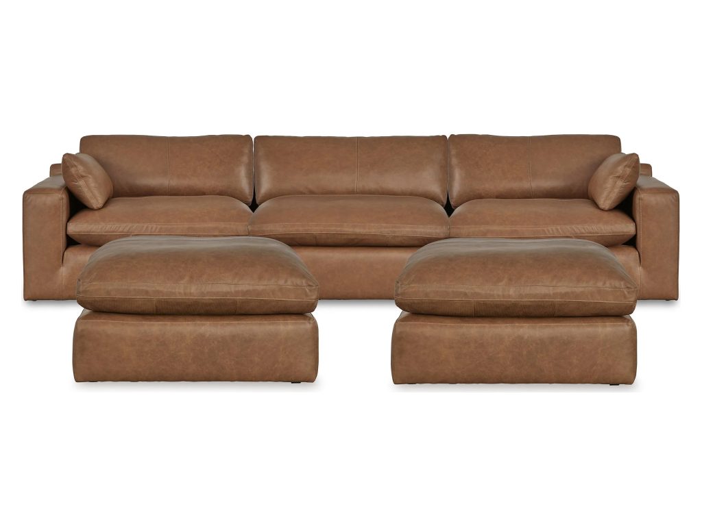 Emilia 3-Piece Sectional and 2 Ottomans - main image