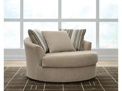 Linenhause Oversized Swivel Accent Chair