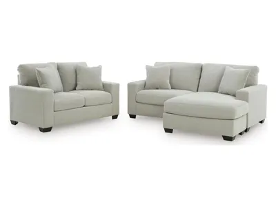 Greenbriar Sofa Chaise and Loveseat