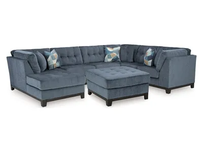 Maxon Place 3-Piece Sectional and Ottoman