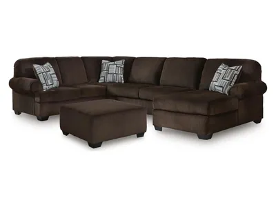 Kimlee 3-Piece Sectional and Ottoman