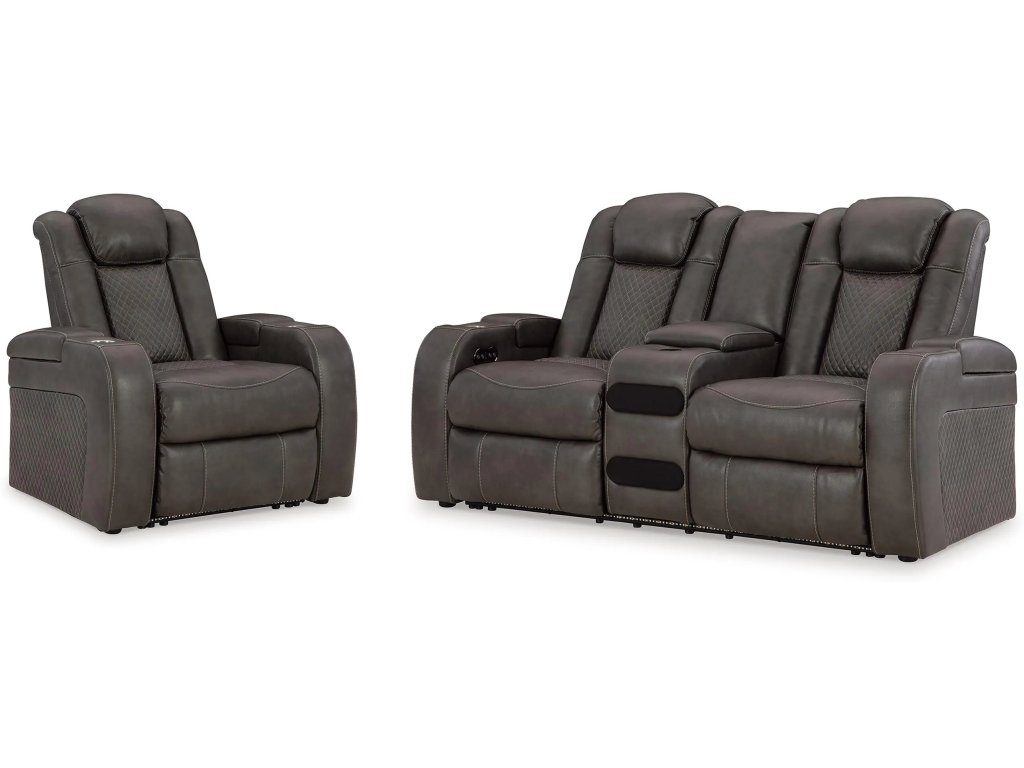 Fyne-Dyme Power Reclining Loveseat and Recliner - main image
