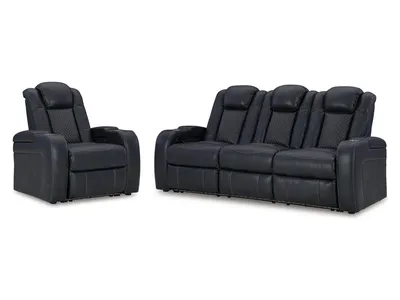 Fyne-Dyme Power Reclining Sofa and Power Recliner