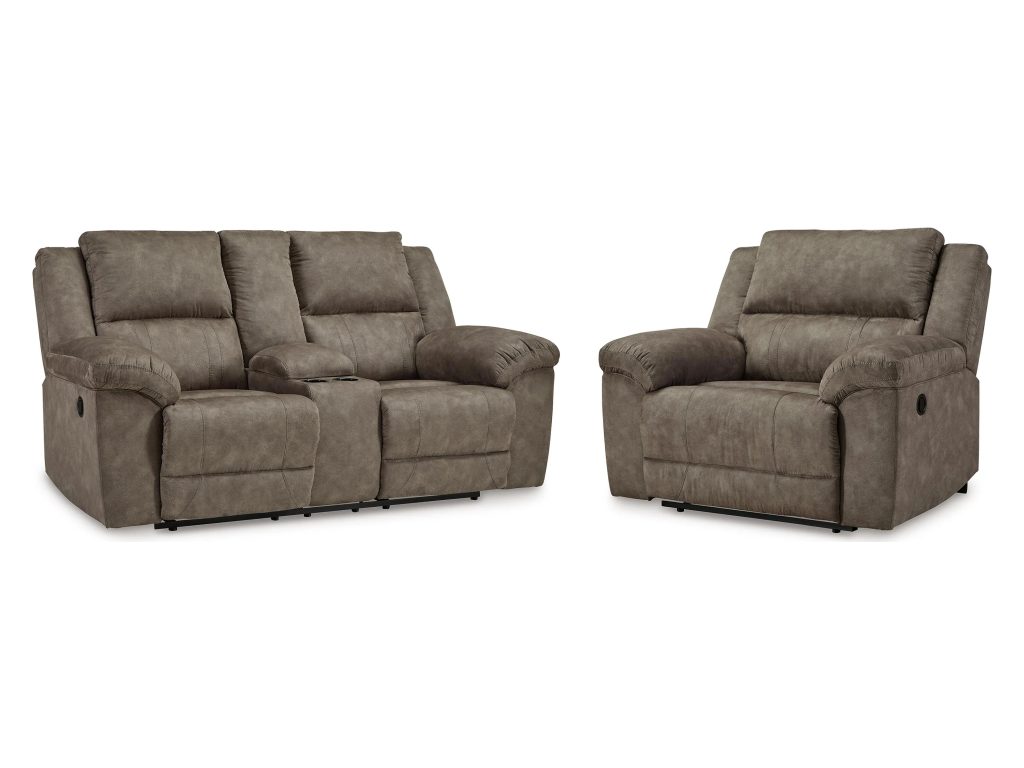Laresview Reclining Loveseat and Oversized Recliner - main image