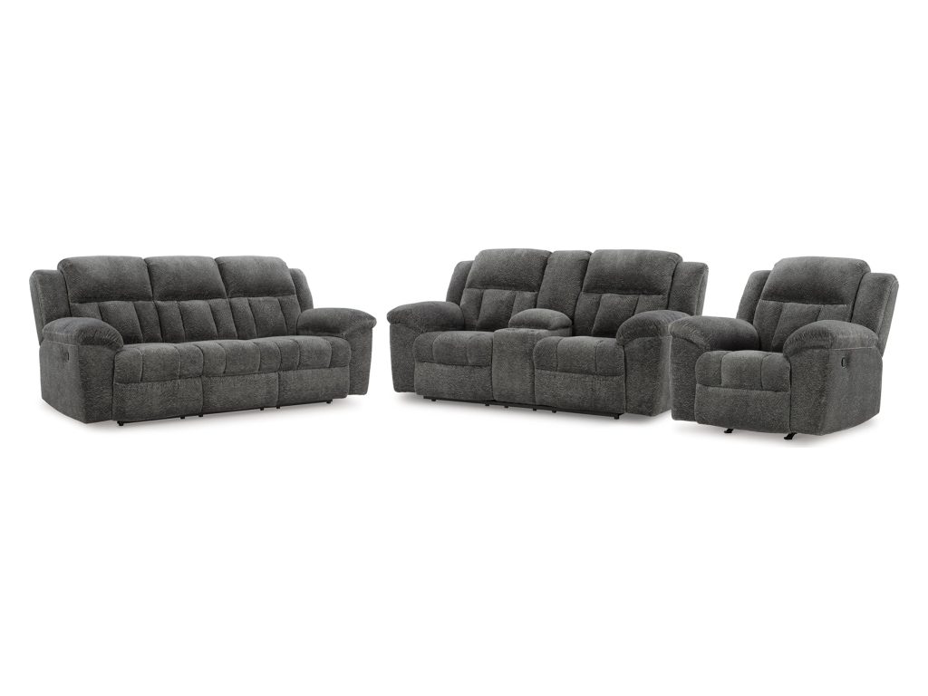 Frohn Reclining Sofa, Loveseat and Recliner - main image