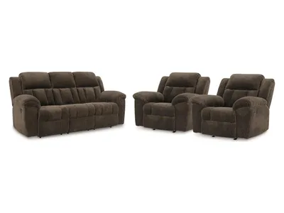 Frohn Reclining Sofa and 2 Recliners
