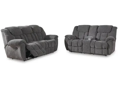Foreside Reclining Sofa and Loveseat