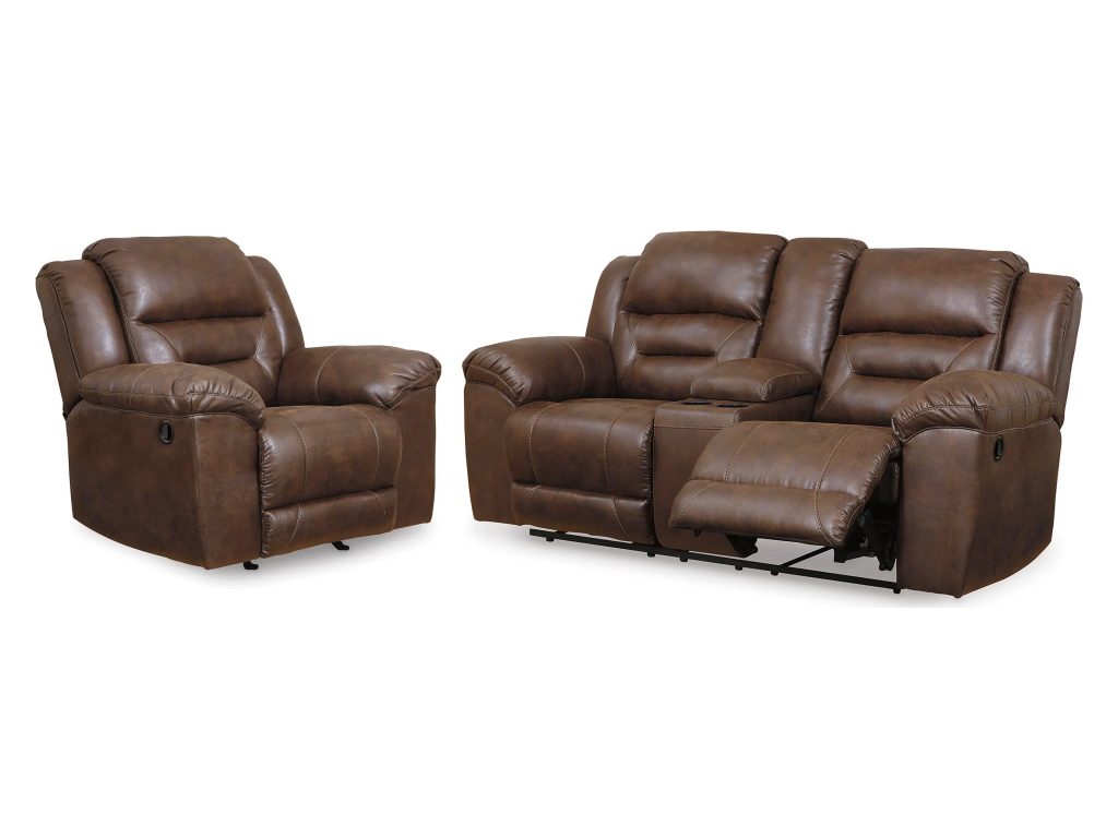 Stoneland Reclining Loveseat and Recliner - main image