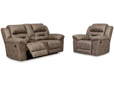 Stoneland Reclining Loveseat and Recliner