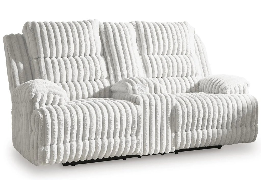 Rhines Falls Power Reclining Loveseat with Console - main image