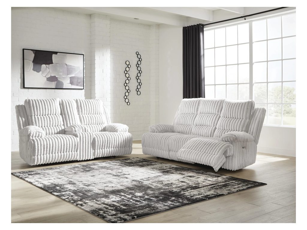 Rhines Falls Power Reclining Sofa and Loveseat - image 1