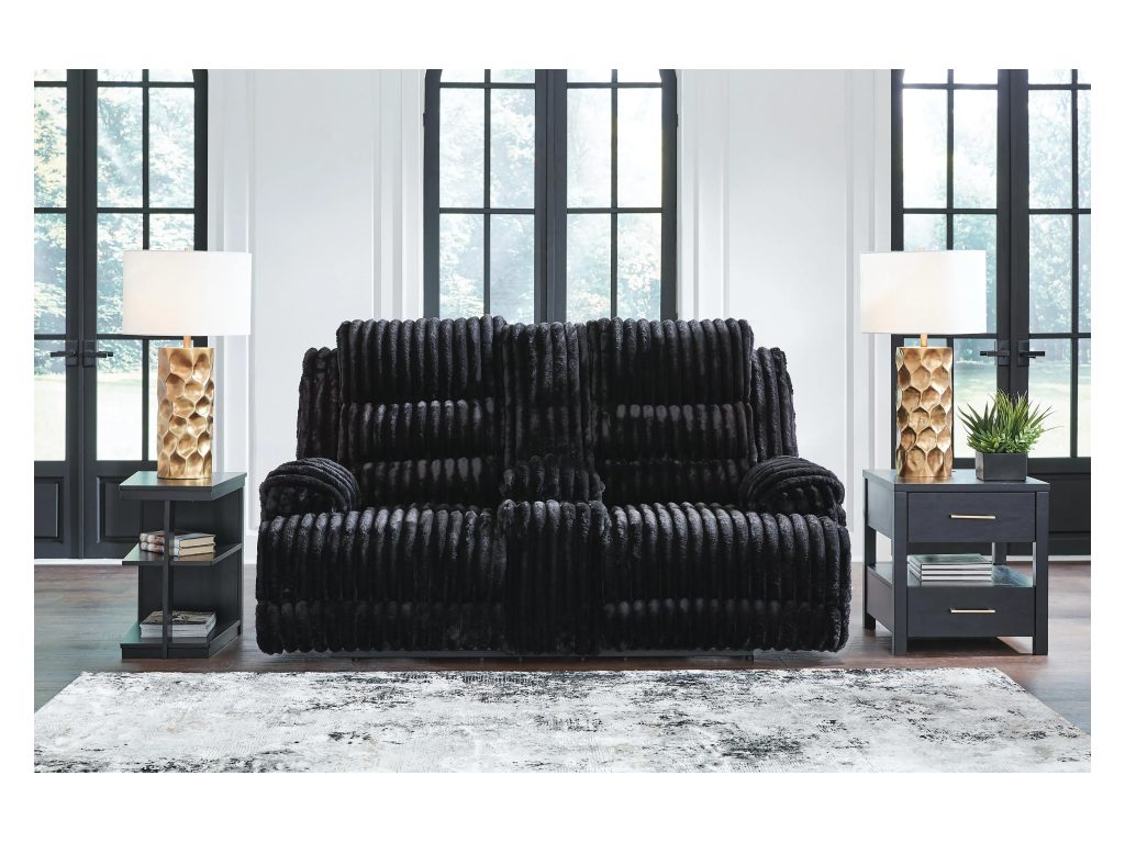 Rhines Falls Power Reclining Loveseat with Console - image 1