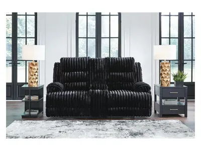 Rhines Falls Power Reclining Loveseat with Console - Alternative View
