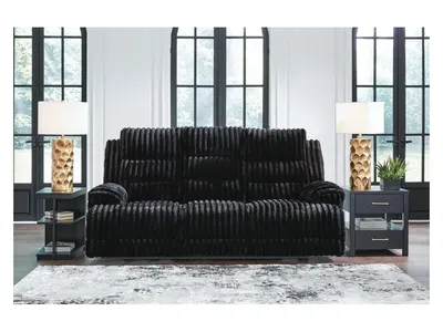 Rhines Falls Power Reclining Sofa with Drop Down Table - Alternative View