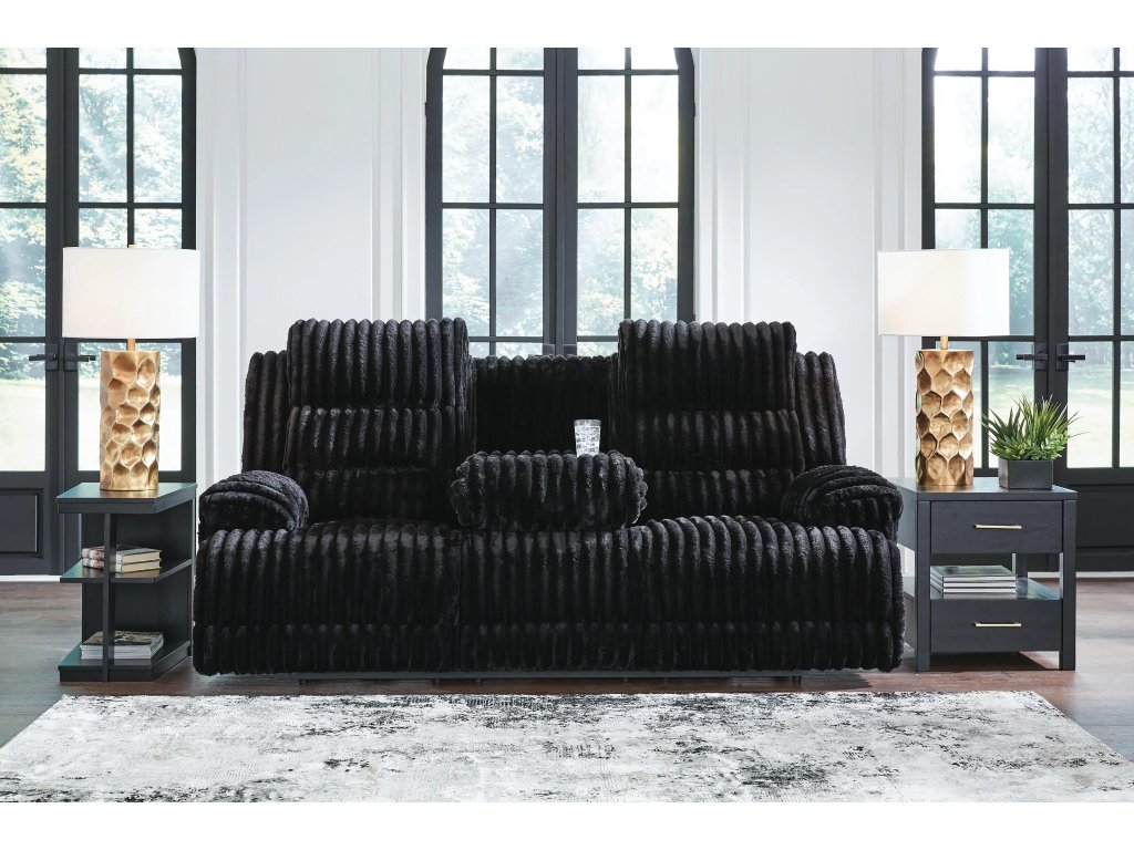 Rhines Falls Power Reclining Sofa with Drop Down Table - image 5
