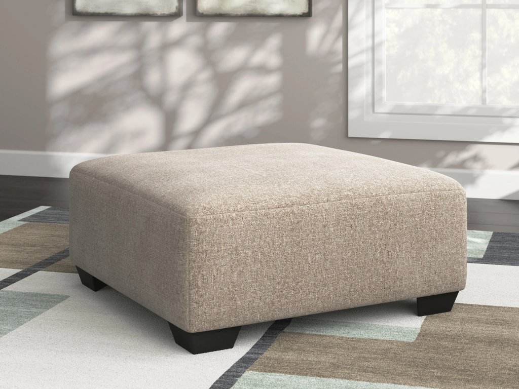 Newellen 3-Piece Sectional and Oversized Ottoman - image 9