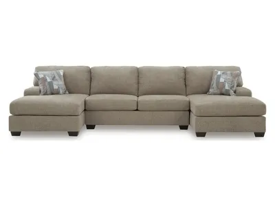 Newellen 3-Piece Sleeper Sectional with Double Chaise
