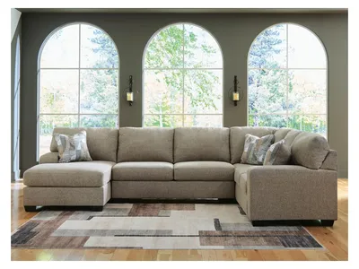 Newellen 3-Piece Sleeper Sectional with Chaise - Alternative View