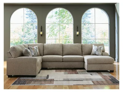 Newellen 3-Piece Sleeper Sectional with Chaise - Alternative View