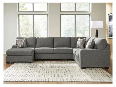 Clarington 3-Piece Sectional with Chaise - Alternative View