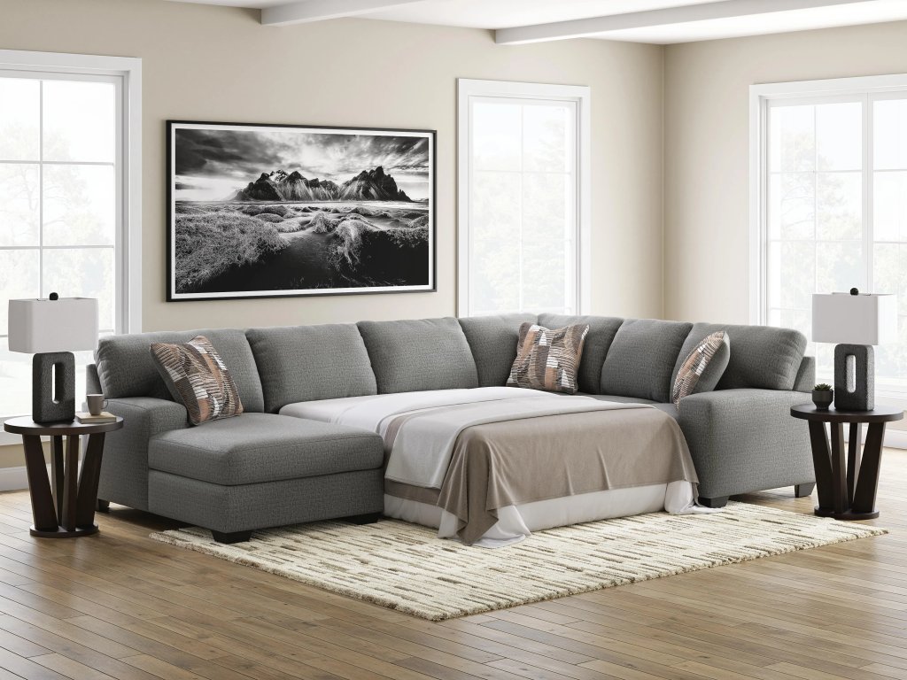 Clarington 3-Piece Sleeper Sectional with Chaise - image 2
