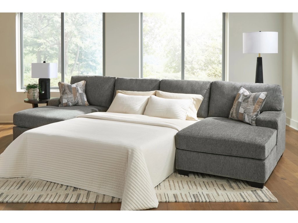 Clarington 3-Piece Sleeper Sectional with Double Chaise - image 1