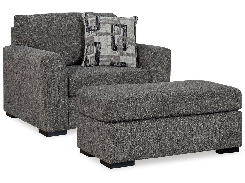Gardiner Oversized Chair and Ottoman - image 1