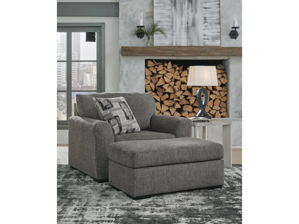 Gardiner Oversized Chair and Ottoman - main image