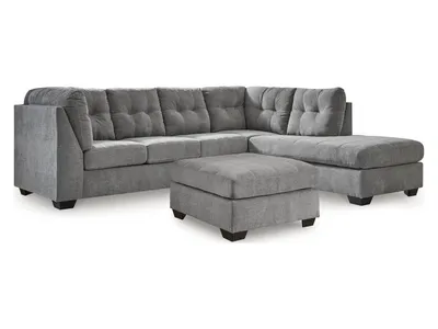 Marleton 2-Piece Sectional and Ottoman