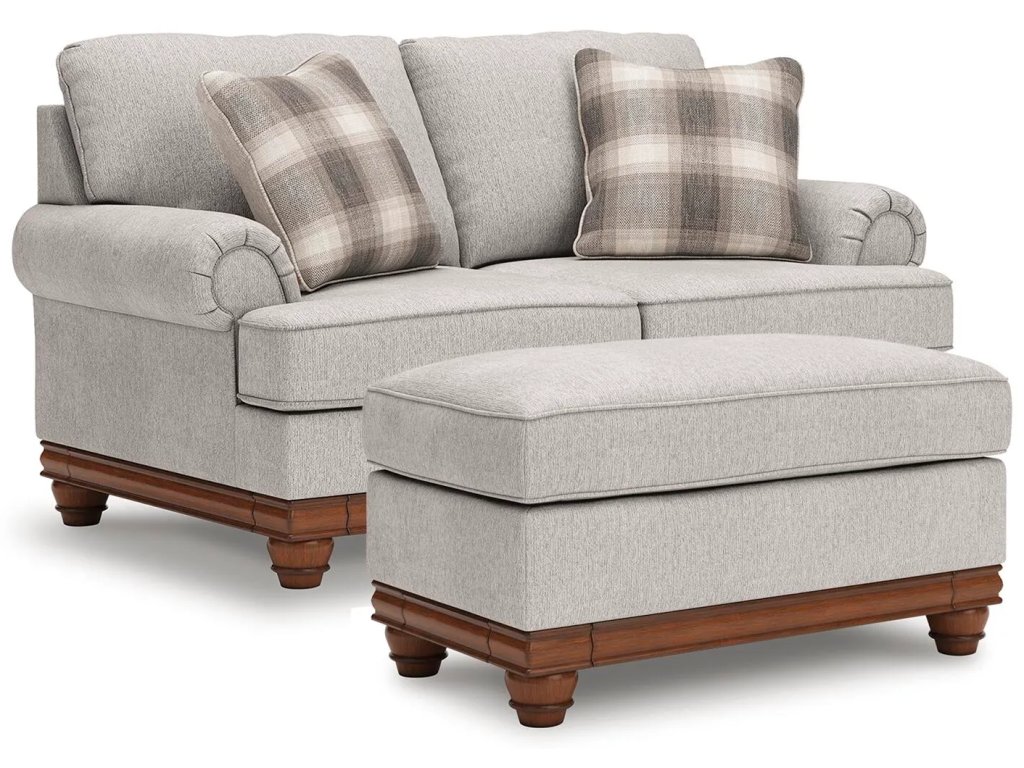 Clearbrooke Loveseat and Ottoman - main image