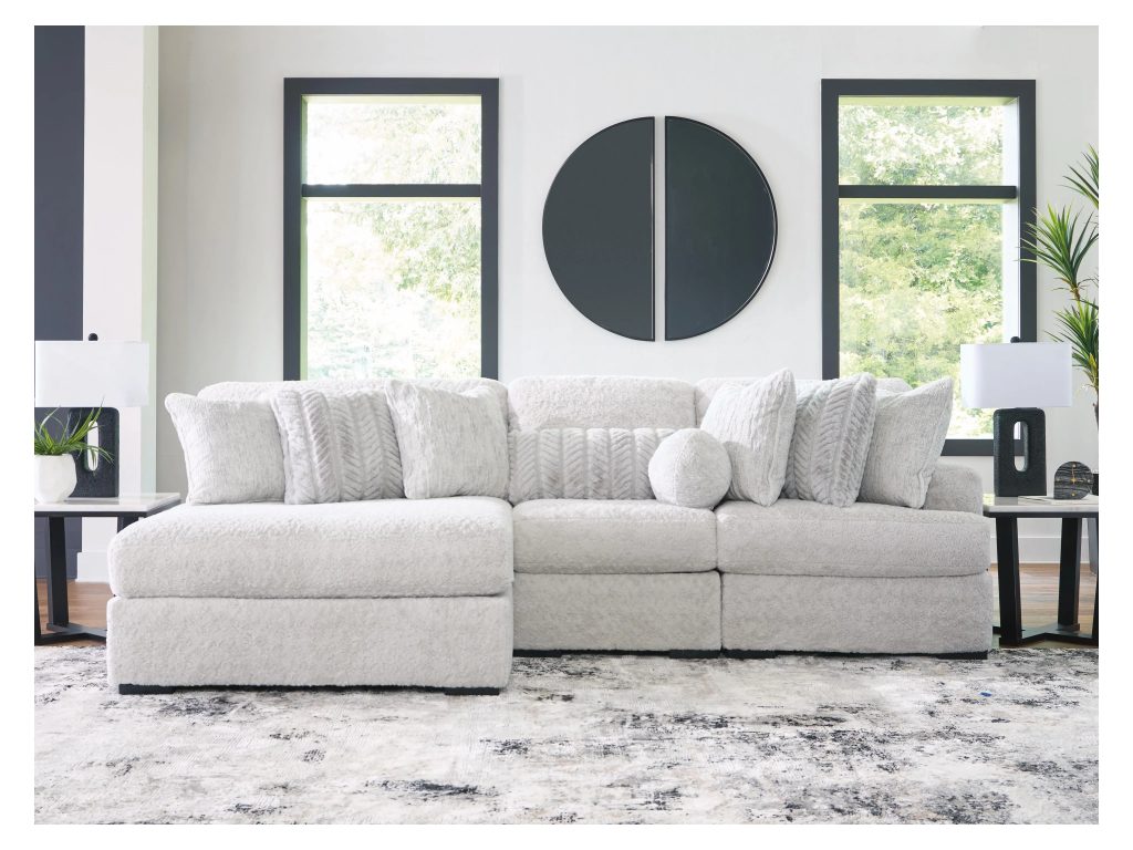 Cuddle Plush 3-Piece Sectional with Chaise - image 1