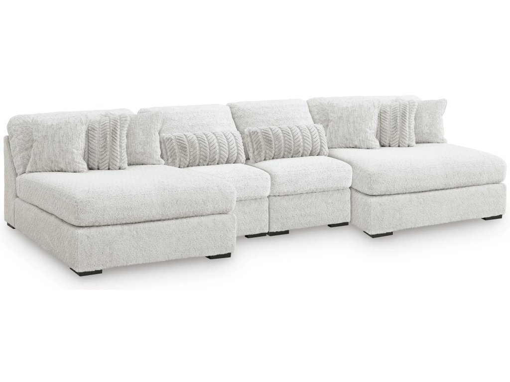 Cuddle Plush 4-Piece Sectional with Chaise - main image