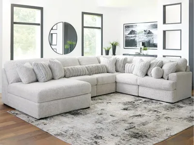 Cuddle Plush 6-Piece Sectional with Chaise - Alternative View