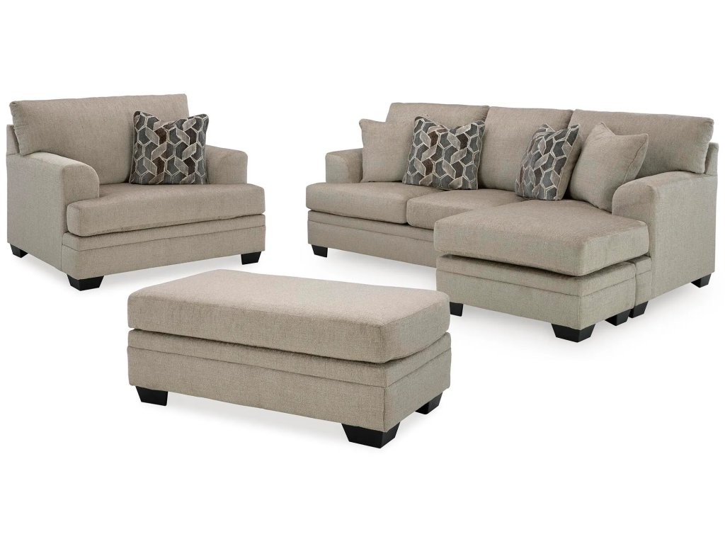 Stonemeade Sofa Chaise, Oversized Chair, and Ottoman - image 1