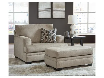 Stonemeade Oversized Chair and Ottoman