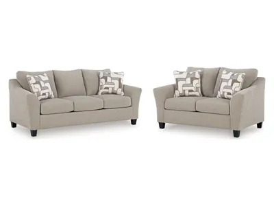 Willarae Queen Sofa Sleeper and Loveseat
