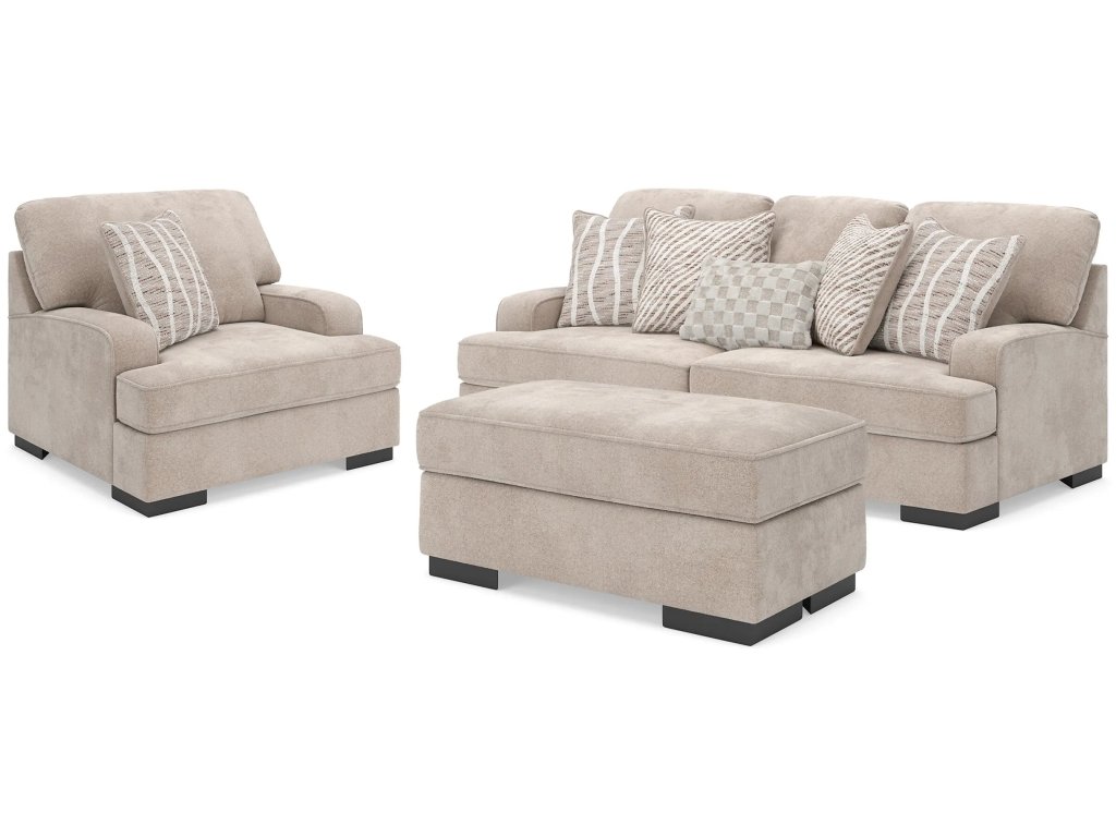 High Profile Sofa, Oversized Chair and Ottoman - main image