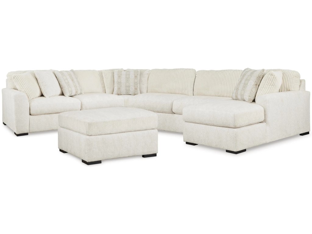 Chessington 4-Piece Sectional and Oversized Accent Ottoman - main image