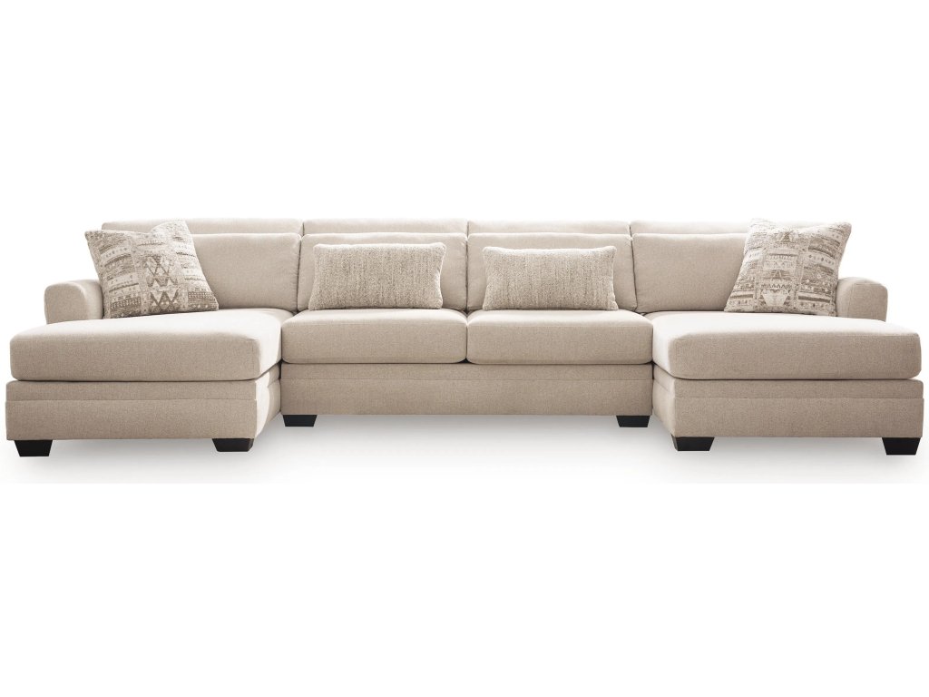 Mandi Point 3-Piece Double Chaise Sleeper Sectional - main image