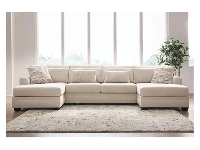 Mandi Point 3-Piece Double Chaise Sectional - Alternative View