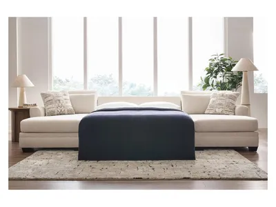 Mandi Point 3-Piece Double Chaise Sleeper Sectional - Alternative View