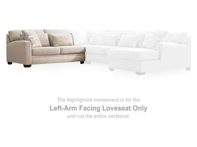 Mandi Point Left-Arm Facing Loveseat - Alternative View