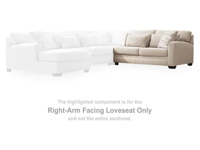 Mandi Point Right-Arm Facing Loveseat - Alternative View